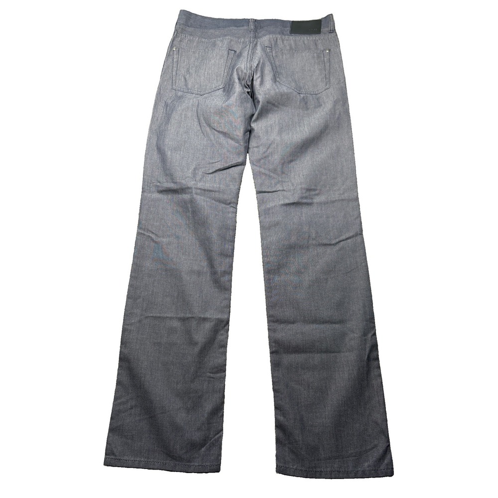 Hugo Boss Mens Pants 32x34 Blue Gray Regular Fit Kansas-10 Dress Trousers